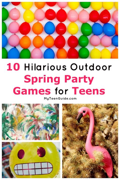 20 hilarious and fun spring party games for teens my teen