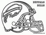 Nfl Coloring Helmet Pages Buffalo Football Printable Outline Logos Drawing Helmets Sheets Book Getdrawings Popular sketch template