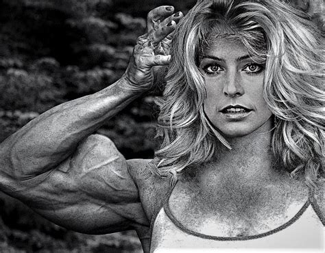 A Fit Farrah By Remnanceofplen On Deviantart Female Biceps Muscle