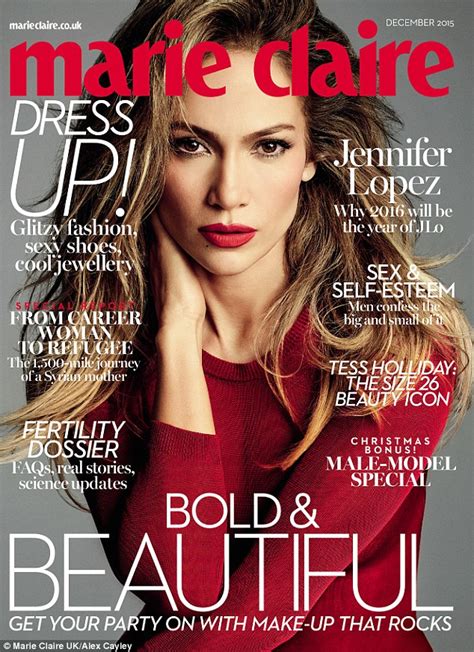 jennifer lopez is all about what 2016 has to offer in the december issue of marie claire