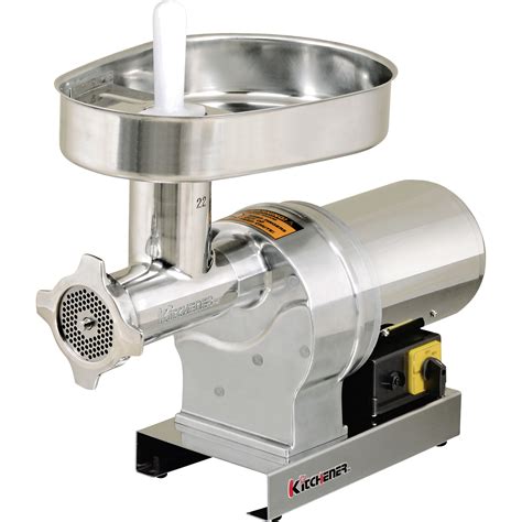 kitchener electric meat grinder  stainless steel  hp electric meat grinders northern