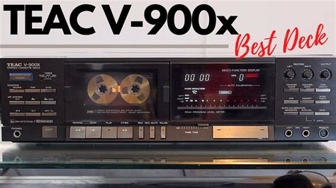 Teac V 900x 3 Head Best 80s Cassette Deck Youtube