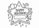 Coloring Pages Birthday Happy Personalized Color Getcolorings Printable sketch template