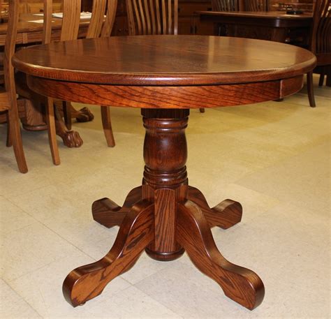 single pedestal table amish traditions wv