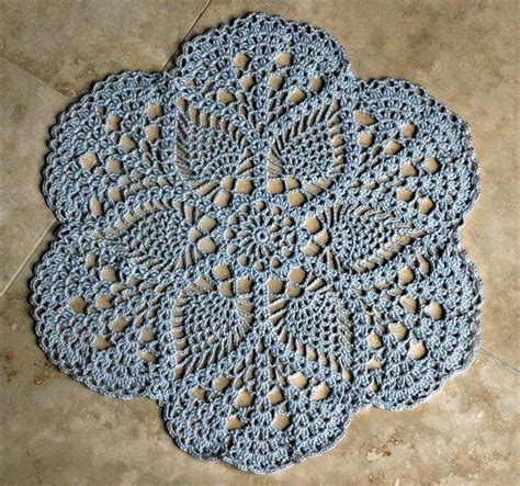 pineapple printable  crochet doily patterns  written