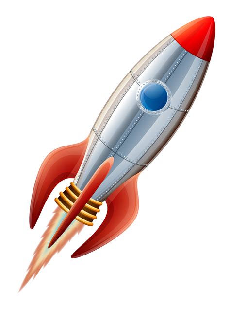 animated moving rocket ship clipart