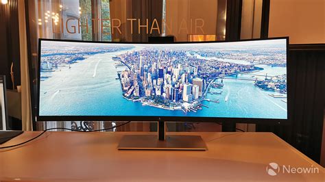 Hp S New Curved Ultrawide Monitor Lets You Connect Two