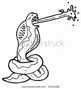 Cobra Spitting Coloring Pages Cartoon Getcolorings Shutterstock Stock Search Template sketch template