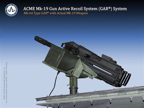 mk  gun active recoil gar acme worldwide