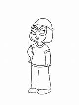 Meg Griffin Drawing Guy Family Draw Step sketch template