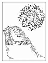 Coloring Meditation Yoga Pages Printable Adults Book Color Mandalas Getdrawings Poses Getcolorings sketch template