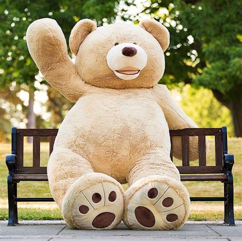 hugfun giant teddy bear noveltystreet