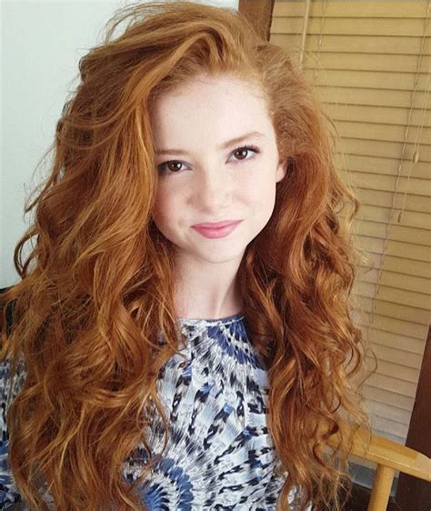 Francesca Capaldi Long Red Hair Girls With Red Hair Wavy Hair Red