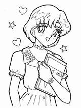 Sailor Mercury Coloring Pages Popular Coloringhome sketch template