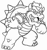 Bowser Coloring Pages Drawing Jr Super Dry Mario Printable Color Kids Monster Sheets Print Cartoon Book Colorings Board Lucy Disimpan sketch template