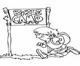 Pages Camping Camp Coloring Bible sketch template