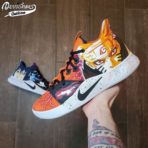 custom hand painted   order nike pg  paul george basketball