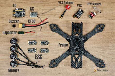 build  fpv drone tutorial dji analog oscar liang diy drone projects diy drone