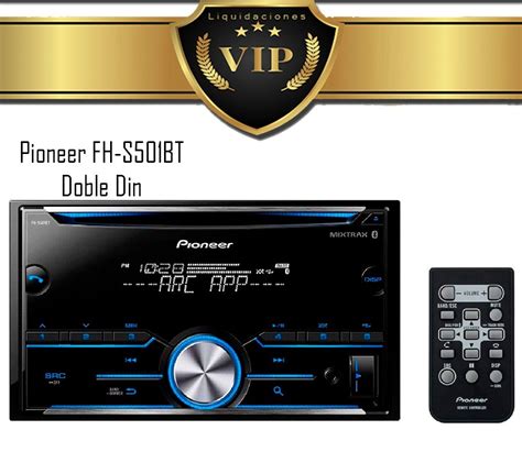 auto stereo pioneer fh sbt bluetooth doble din  en mercado libre