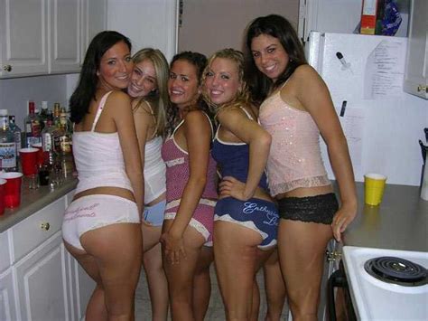 college girl flashing panties