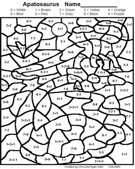 math coloring pages  grade
