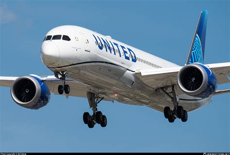 united airlines boeing   dreamliner photo  bill wang id  planespottersnet