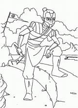 Bender Coloring Avatar Sokka Last Boomerang Weapon Air His Pages Airbender Popular sketch template