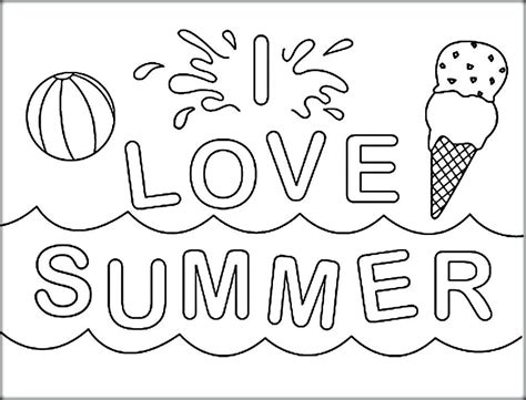 summer coloring page easy landscapes  paint summer coloring pages