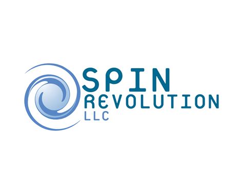 spin revolution logo design development lin wilde design