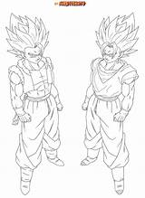 Gogeta Super Lineart Vegetto Naruttebayo67 Deviantart Drawings Login sketch template