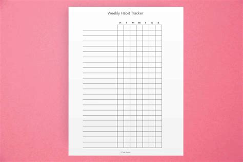 printable habit tracker   ultimate habit tracker guide
