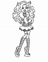 Clawdeen Colorir Imprimir Draculaura Moster Frankie Tudodesenhos Anima Enredados Higt Coloriages Sarita Tudo sketch template