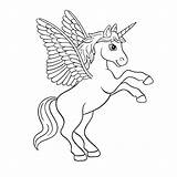 Eenhoorn Kleurplaat Kleurplaten Vleugels Steigerende Unicorn Eenhoorns Paarden Voor Uitprinten Paard Leuk Printen Tekenen Downloaden sketch template