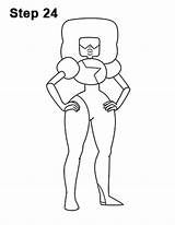 Steven Universe Garnet Draw Coloring Drawing Pages Sketch Step Template Easydrawingtutorials sketch template