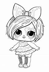 Lol Print Coloring Pages Dolls Surprise Baby Doll Punk Miss Blot sketch template