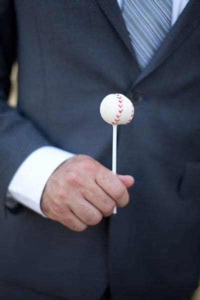 Baseball Cake Pops Baseball Wedding Ideas Popsugar