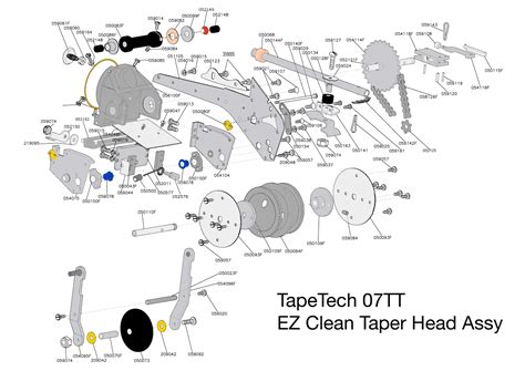 tapetech tt ez clean taper head replacement parts