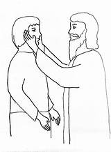 Jesus Heals Man Coloring Blind Deaf Healing Bible Drawing Pages Story Peter Lame Clipart John Person Heal Color Getdrawings Getcolorings sketch template