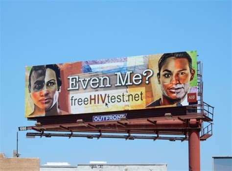 even me free hiv test billboard