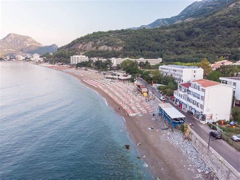 aerial view  sutomore beach  montenegro creative commons bilder