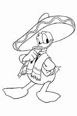 Hat Mexican Drawing Coloring Getdrawings sketch template