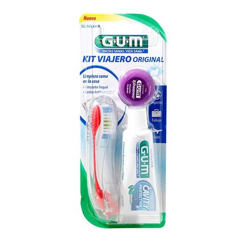 kit dental gum de viaje  pzas walmart