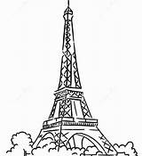 Paris Coloring Pages Tower Eiffel Printable Kids Colouring Getdrawings Getcolorings sketch template