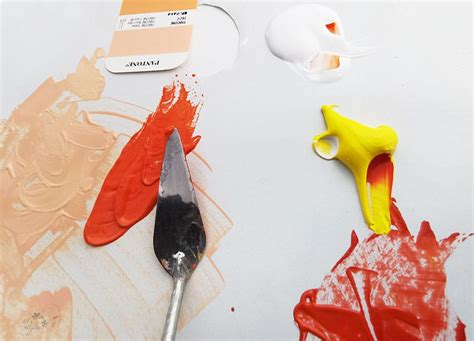 comment mélanger les couleurs en peinture acrylique