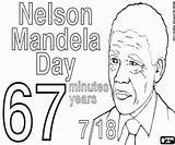Mandela Nelson Coloring Printable sketch template