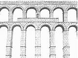 Segovia Aqueduct Colonel Majora sketch template