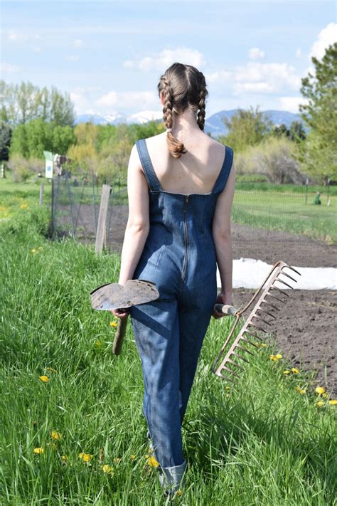 Denim Gardening Overalls For Women These Womens Gardening Overalls