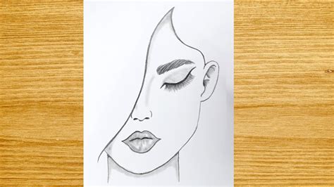 draw  face  beginners easy   draw  realistic face