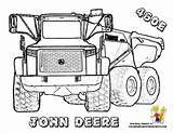 Coloring Deere John Pages Construction Truck Ausmalbilder Dump Color Yescoloring Machines Ausmalen Tractor Mighty Tractors Para Ausdrucken Trucks Jungs Print sketch template