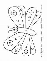 Caterpillar Hungry Very Coloring Activities Template Number Color Pages Butterfly Printable Eric Carle Printables Sheets Craft Clipart Worksheets Preschool Gif sketch template